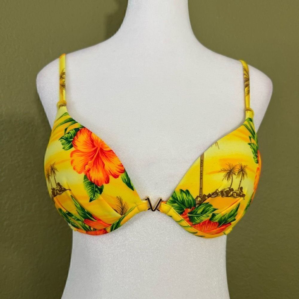 Vintage Venus Swimwear Retro Vibrant Women’s B Cup Bikini Top Brand Hawaiian USA